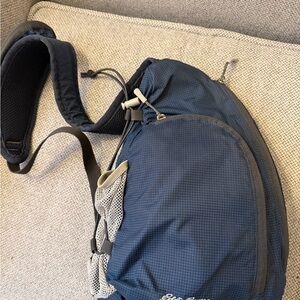 Eddie Bauer Dark Blue Sling Backpack